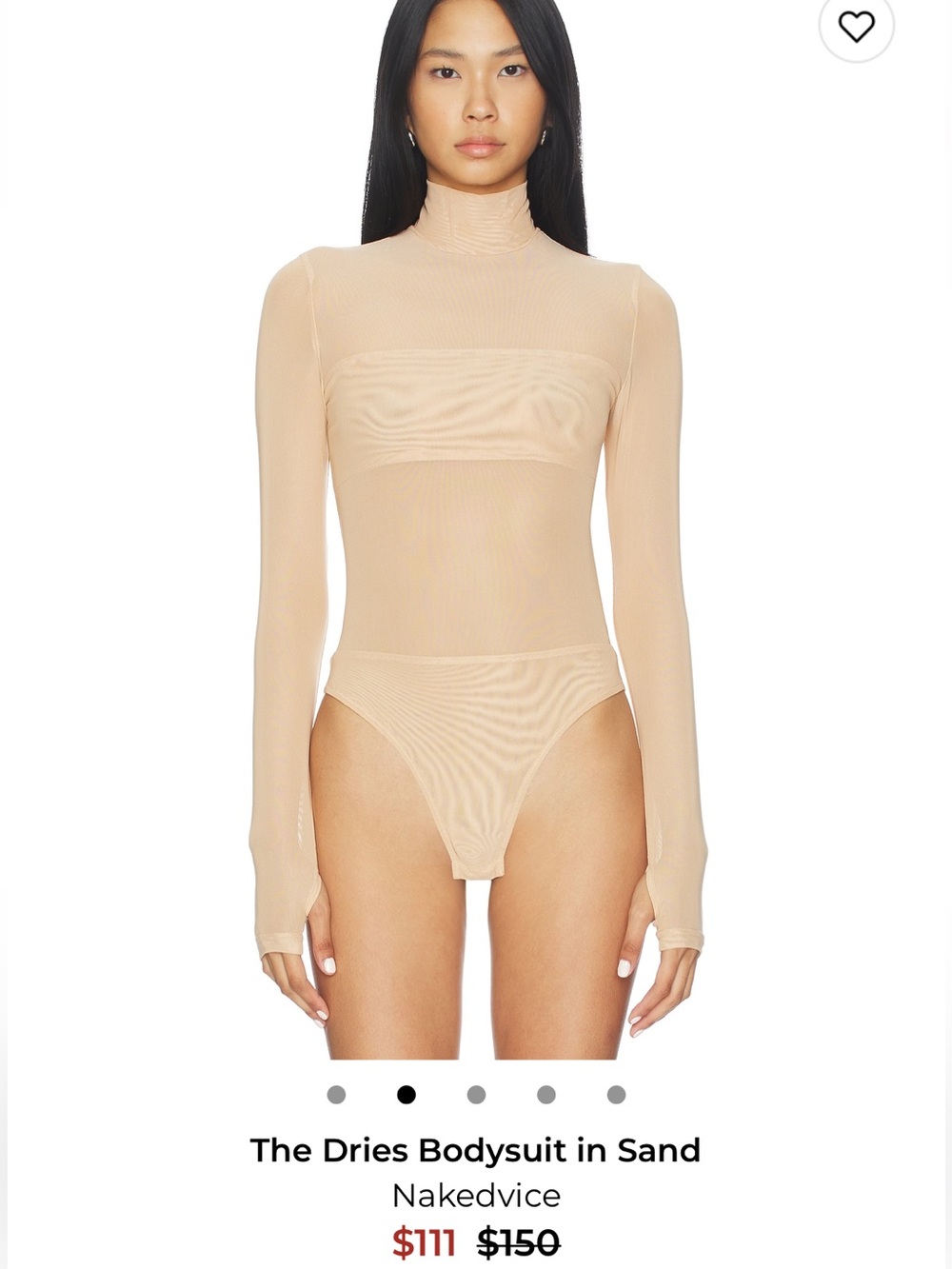 Nakedvice Long-Sleeve Bodysuit